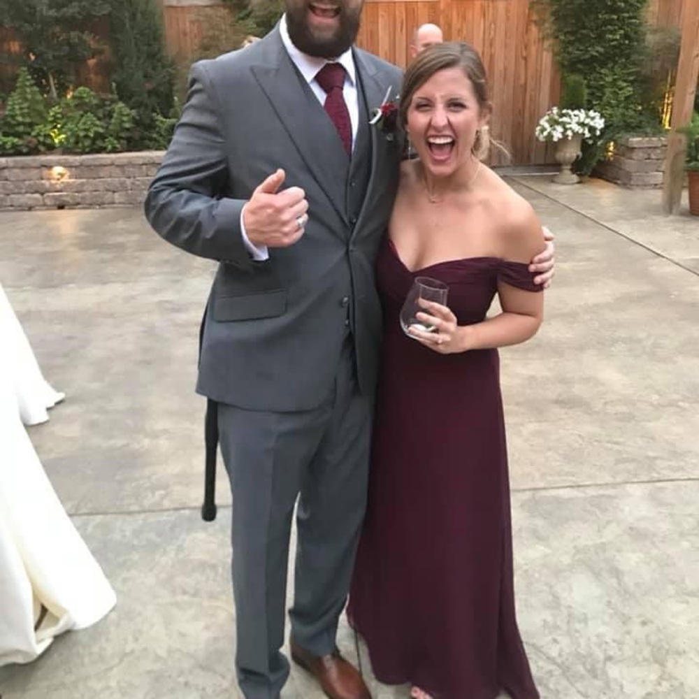 Birdy Grey SPENCE CONVERTIBLE DRESS - CABERNET - Picture 2 of 5